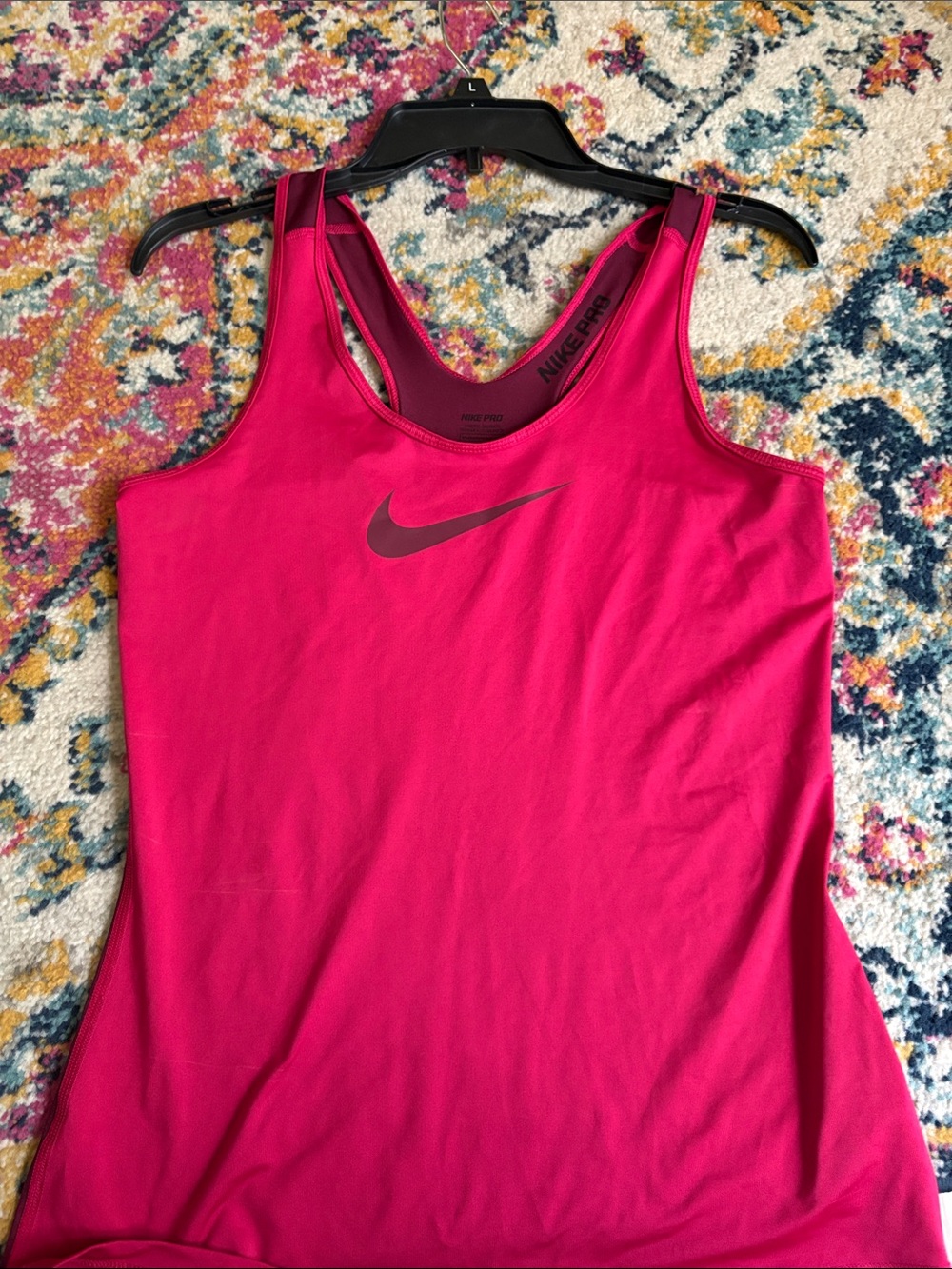 Nike Hot Pink Performance Racerback Tank